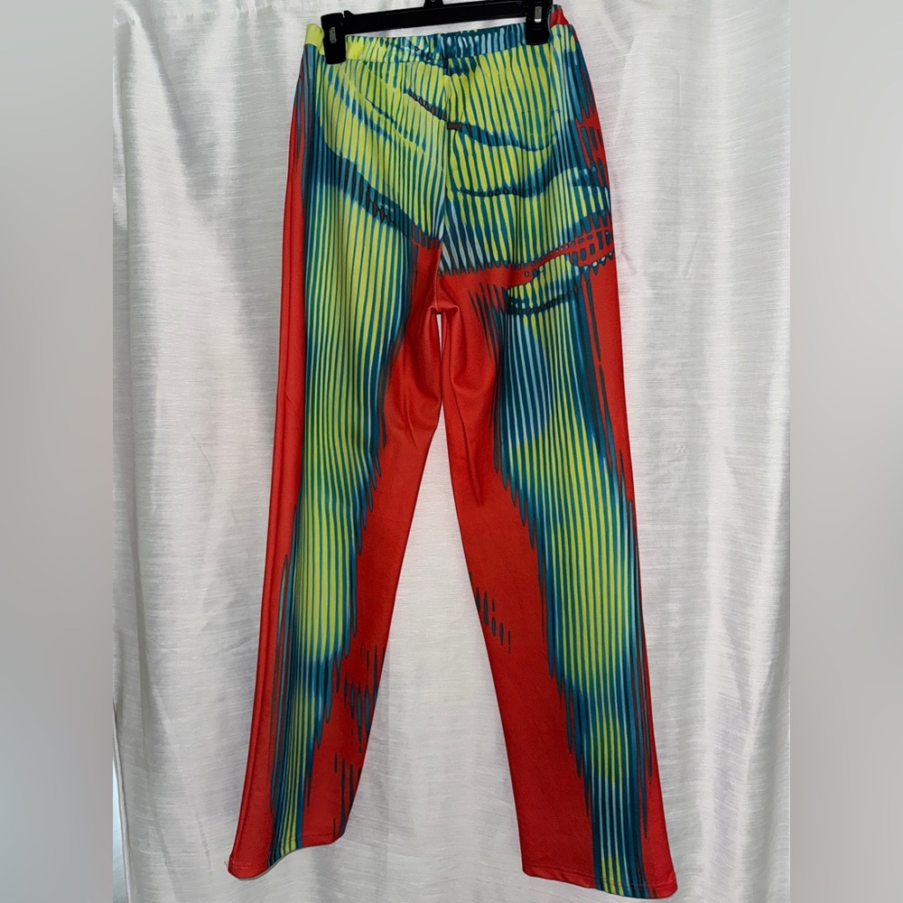 Nichole Lynel Vibrant Multicolor Body Scan Tank Top & Pants 2 Piece Set - Size L - Picture 10 of 10